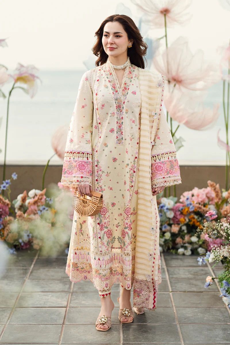 Qalamkar 3 pc quality dhanak