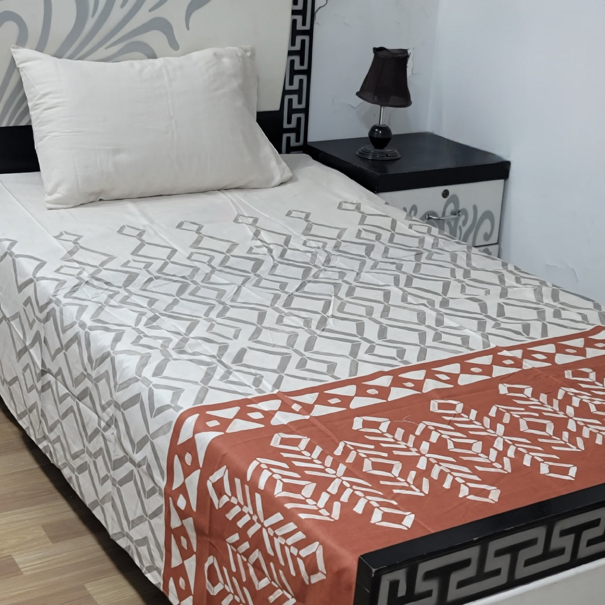 Premium Export Cotton Single Bedsheet