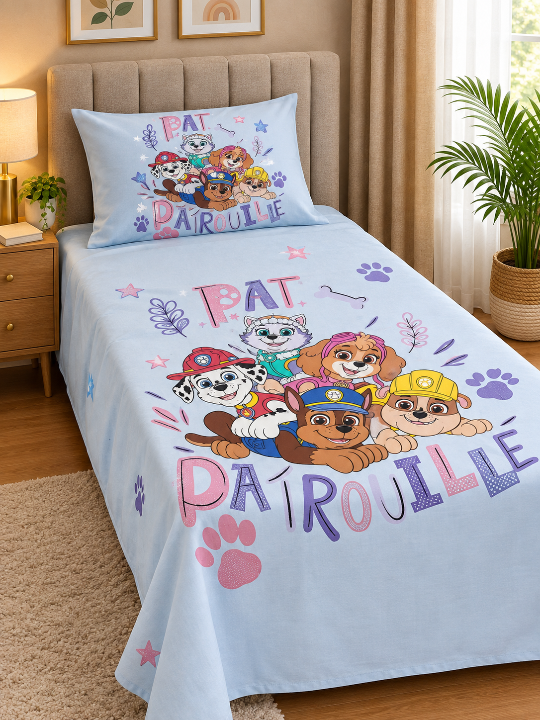 Premium Export Cotton Single Bedsheet
