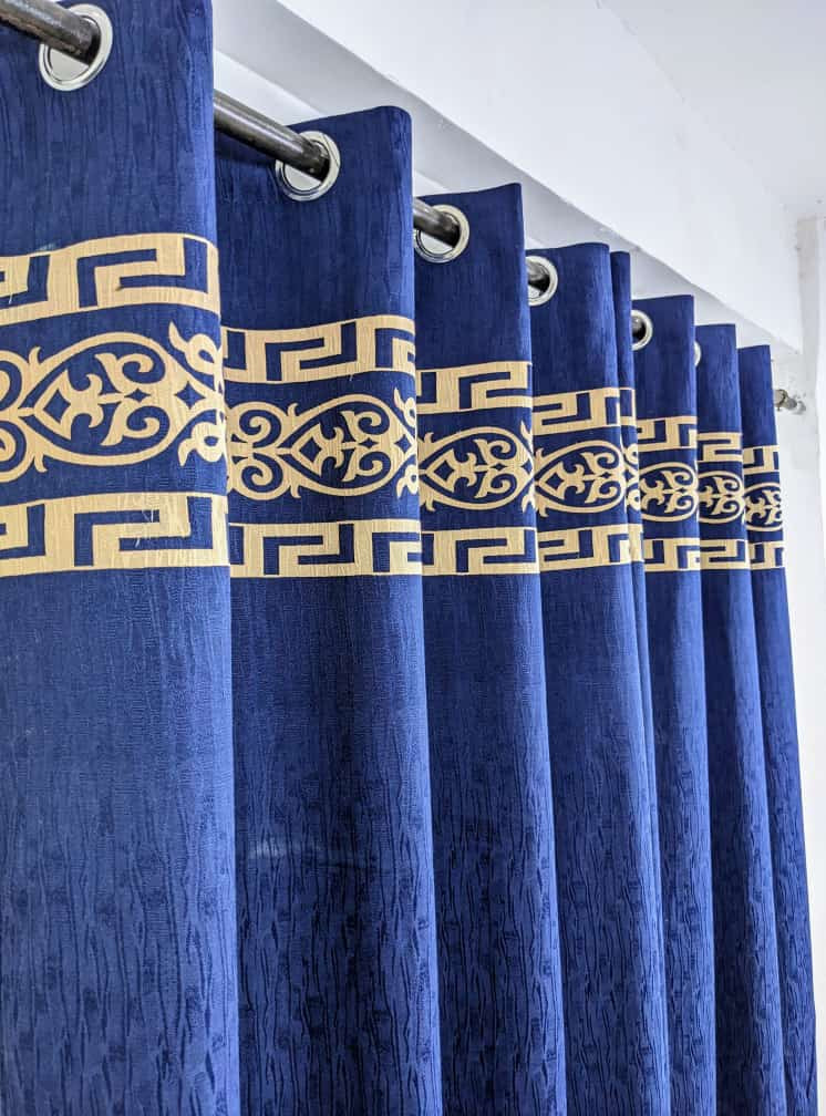 ✨ Velvet Curtain – Laser Design ✨(Ultra Soft)