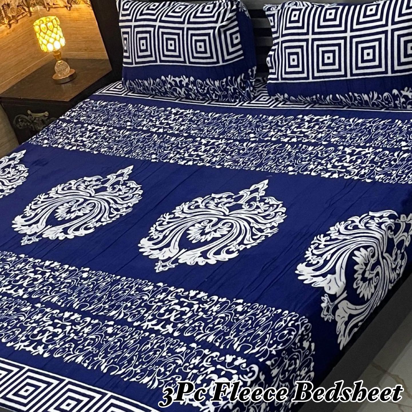 3 PCs Fleece bedsheets