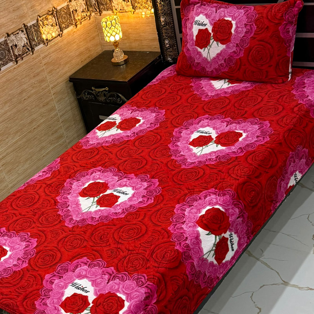 Premium Fleece Bedsheet Pair – Winter Collection