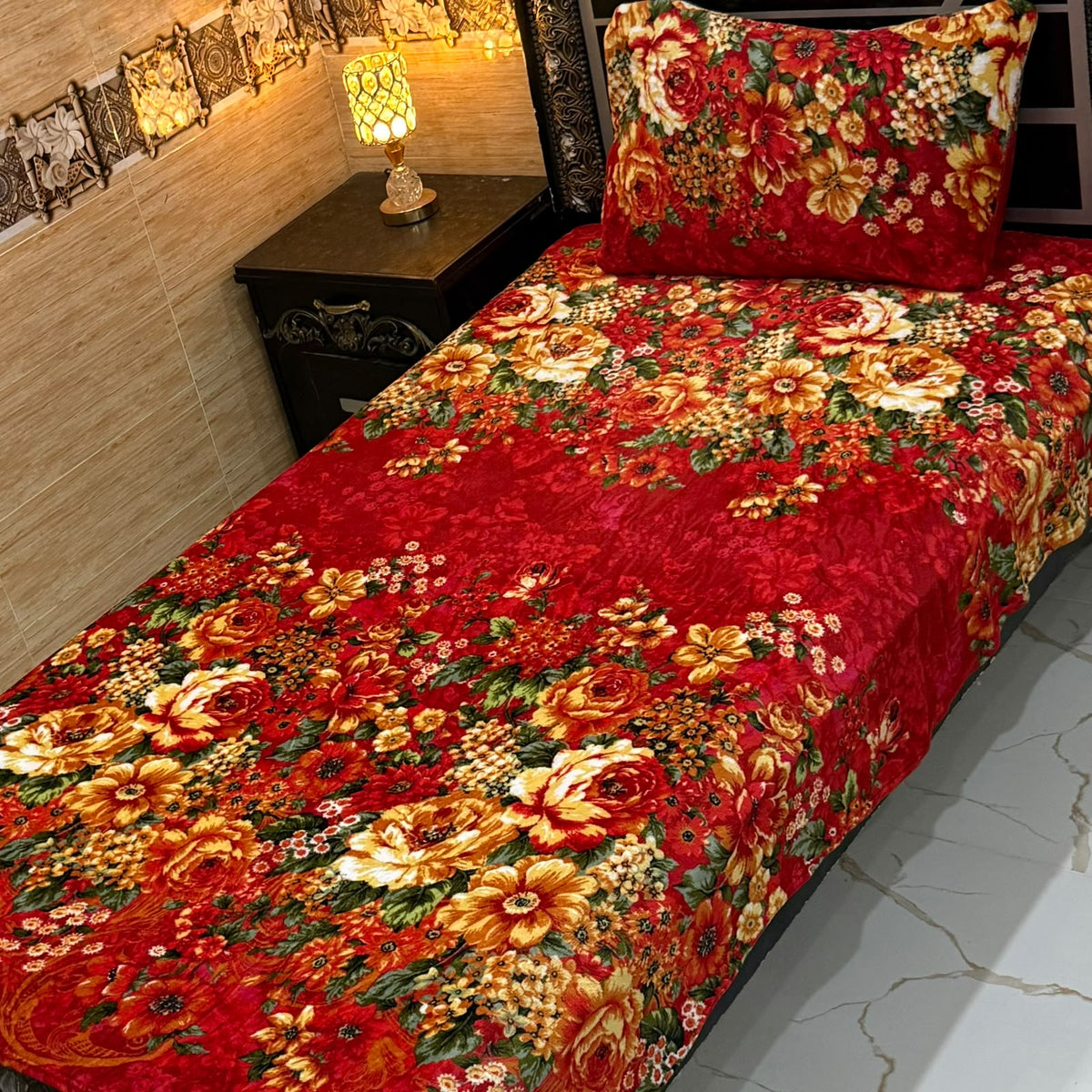 Premium Fleece Bedsheet Pair – Winter Collection