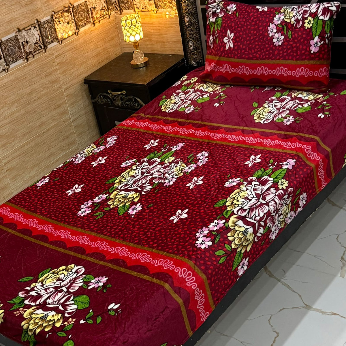Premium Fleece Bedsheet Pair – Winter Collection
