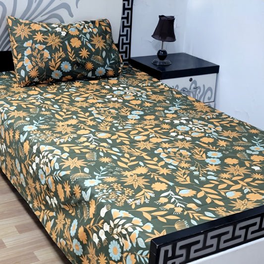 Premium Export Cotton Single Bedsheet