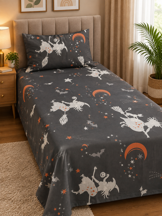 Premium Export Cotton Single Bedsheet
