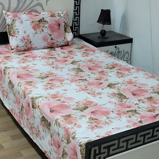 Premium Export Cotton Single Bedsheet