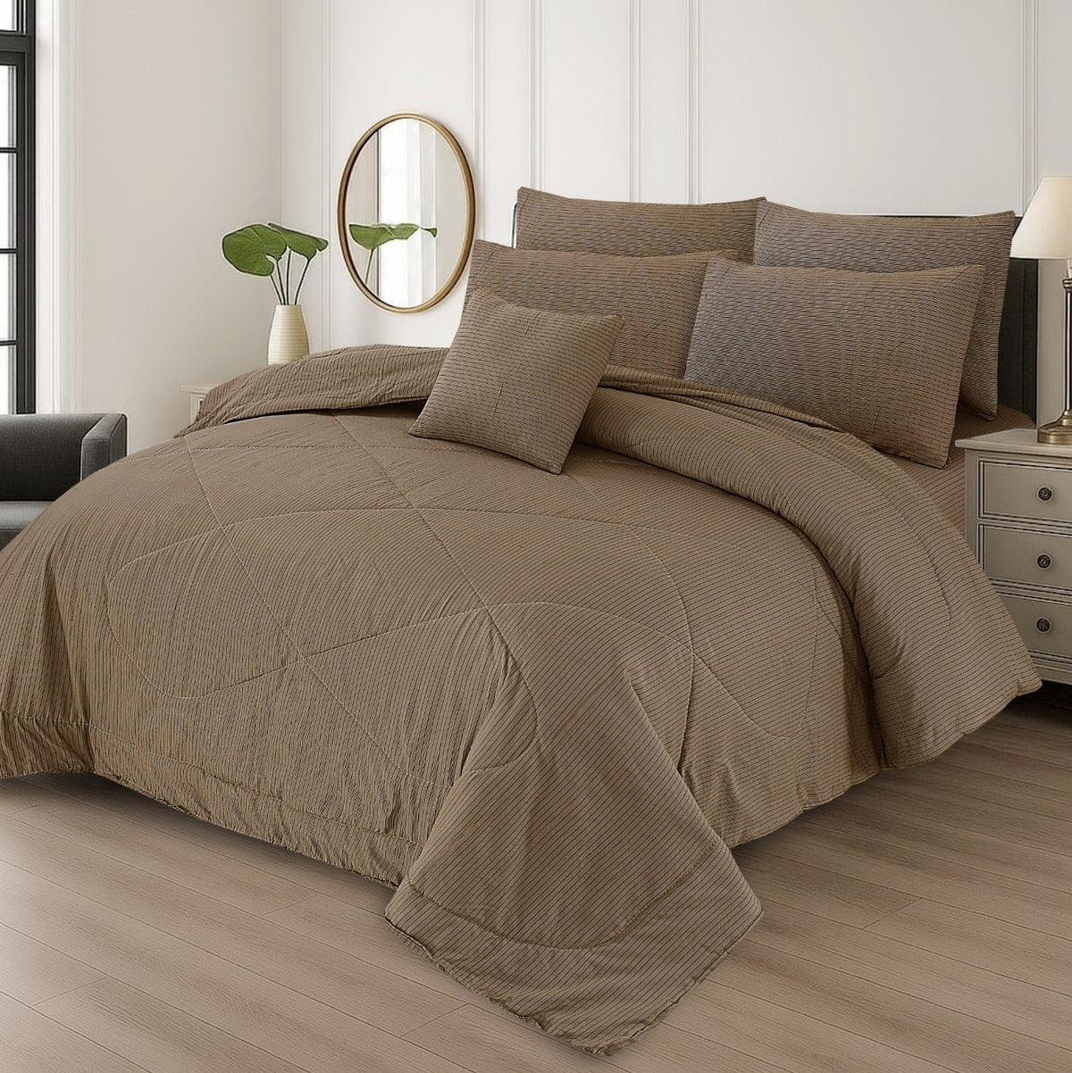 7 pcs Comforter Set Design MZk-340