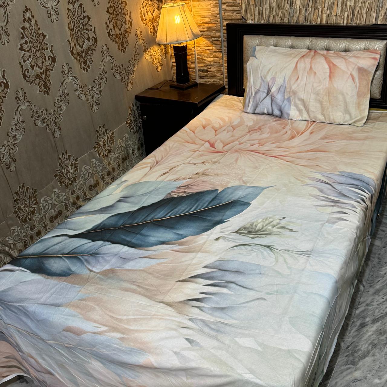 Single bedsheets export cotton