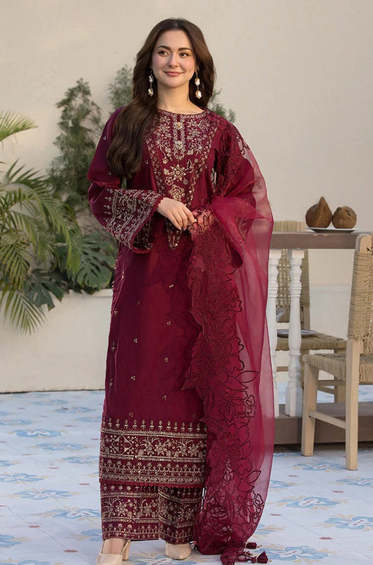 ) Summer Bloom – Embroidered Lawn