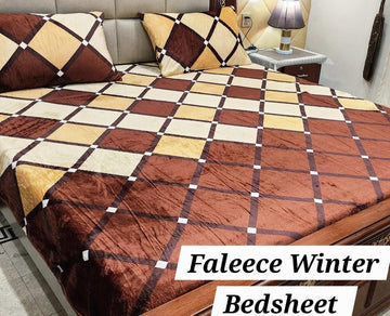 Fleece winter bedsheets