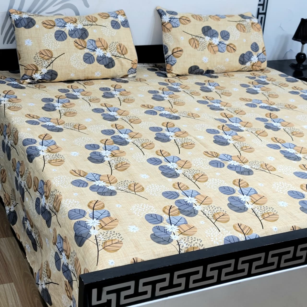 Crystal cotton bedsheet