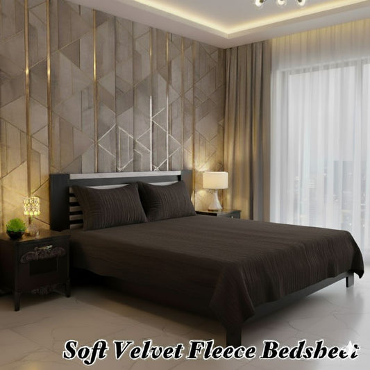 Fleece bedsheets plain