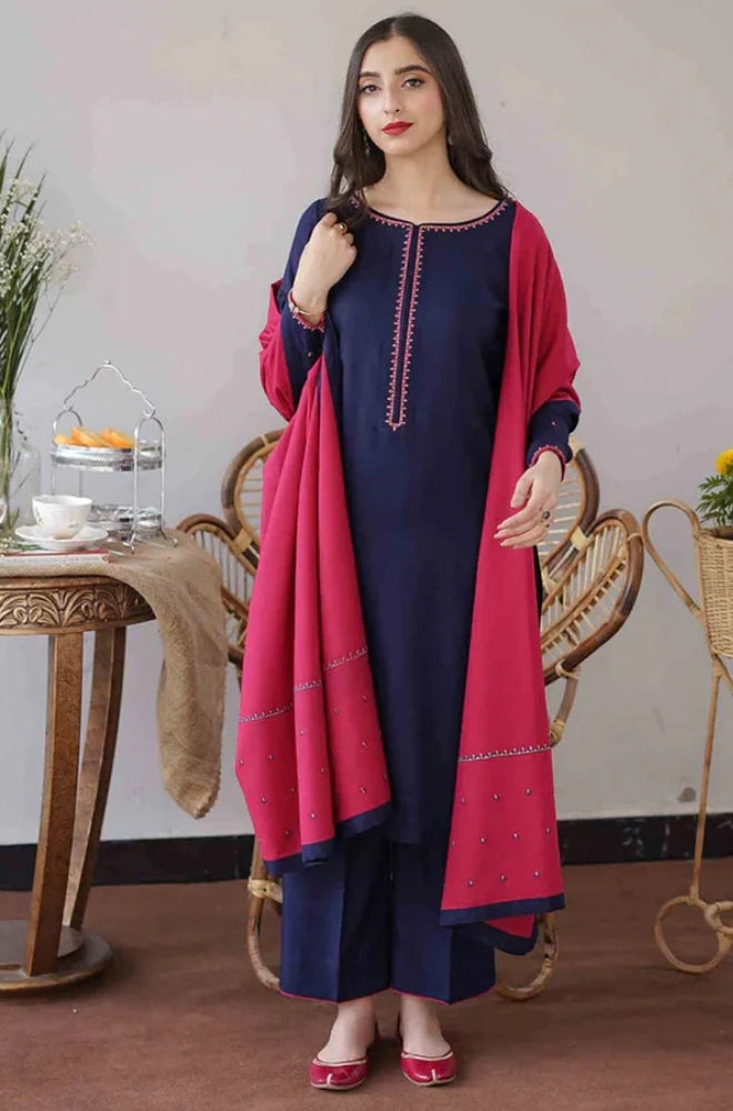 WINTER UNSTICHED DHANAK 3 PC