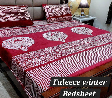 Fleece winter bedsheets