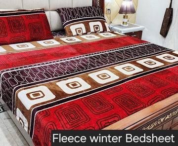 Fleece winter bedsheets