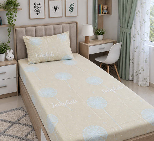 Premium Export Cotton Single Bedsheet