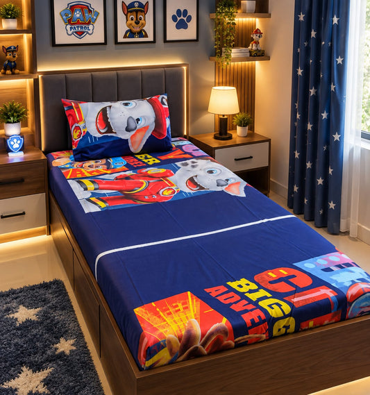 Premium Export Cotton Single Bedsheet
