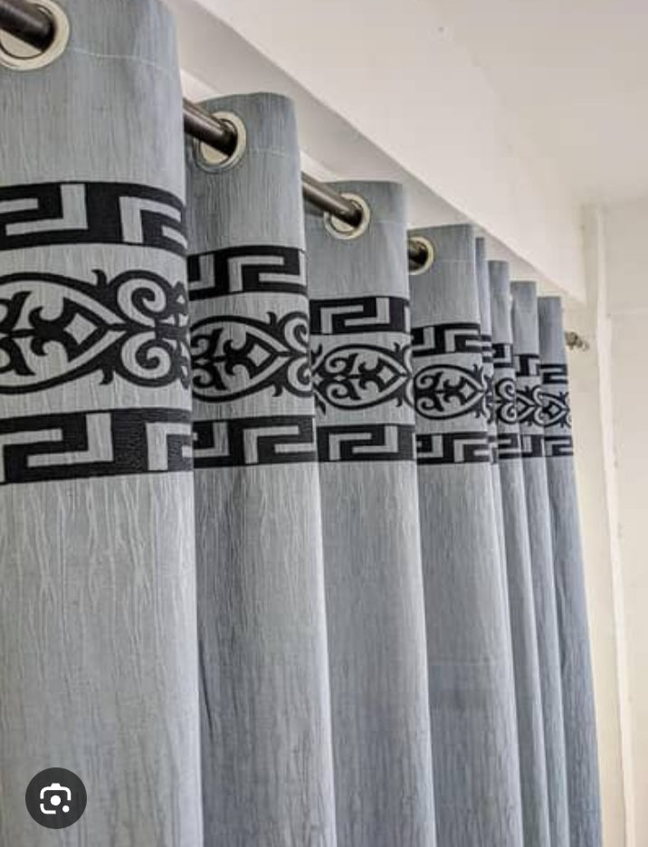 ✨ Velvet Curtain – Laser Design ✨(Ultra Soft)