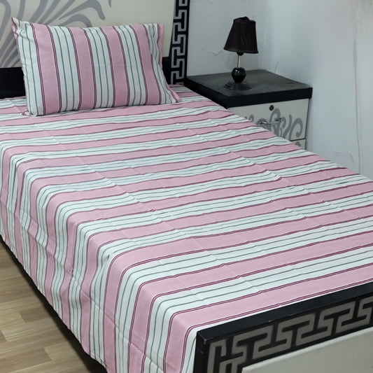 Premium Export Cotton Single Bedsheet